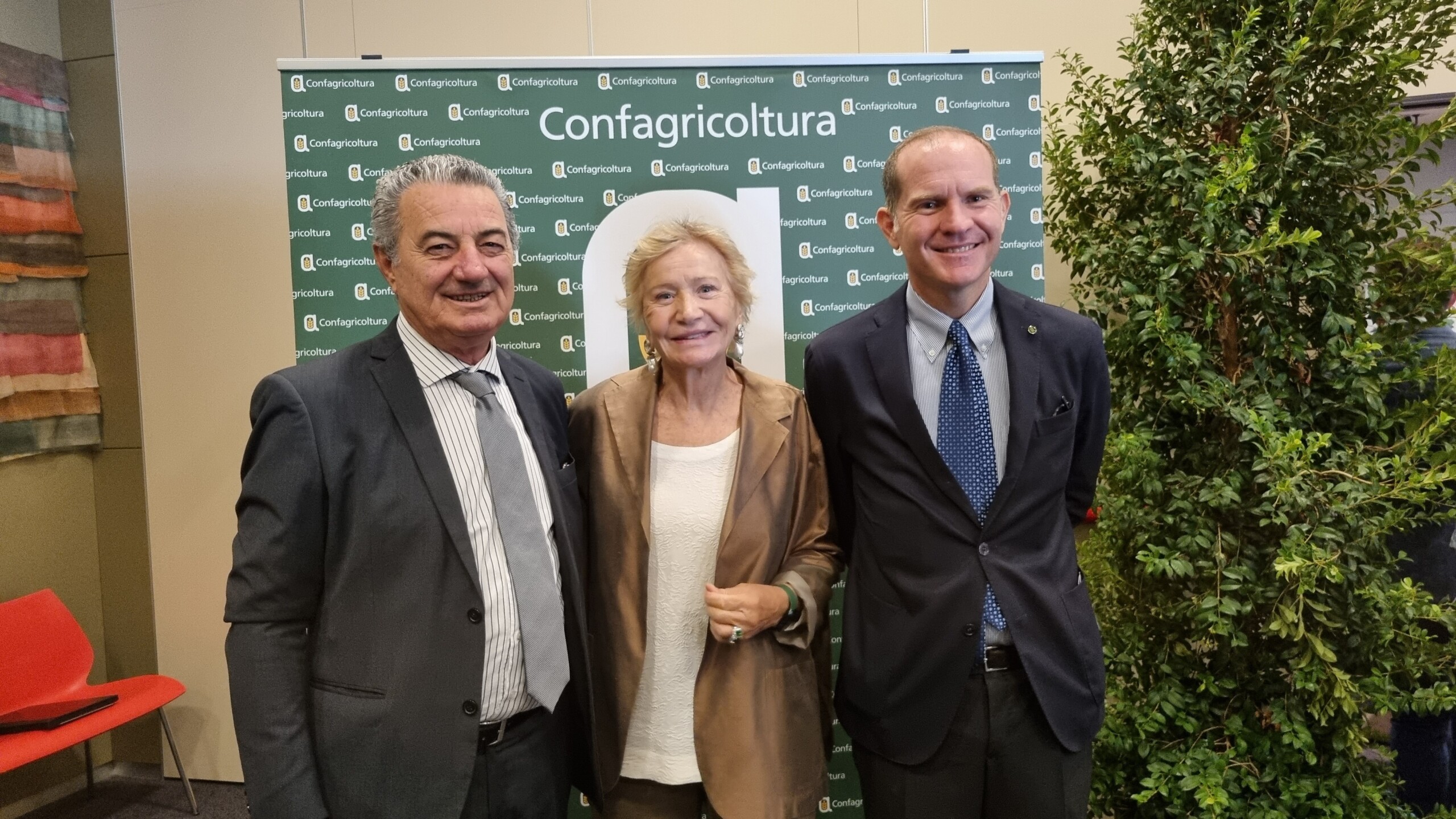 Presentazione Libro Bianco del Verde - Da sinistra Paolo Mele, Rosi Sgaravatti e Massimiliano Giansanti